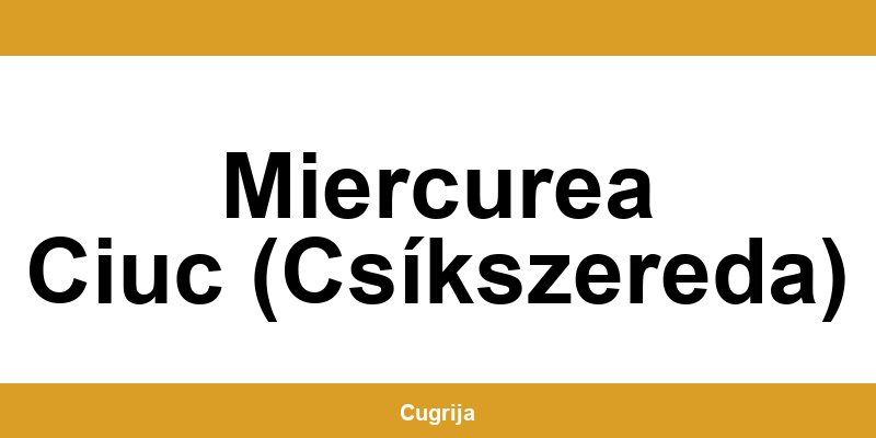 Contact imediat cu punctul Cargus Ship & Go din Miercurea Ciuc (Csíkszereda)